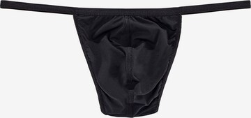 HOM Panty 'Plumes' in Black: front