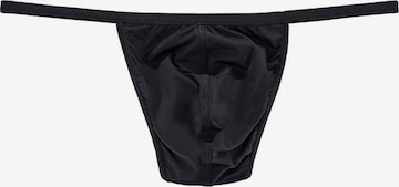 HOM Panty 'Plumes' in Black: front