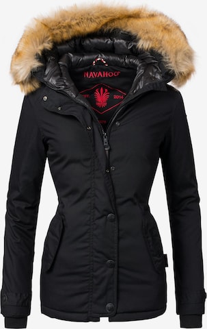 Veste d’hiver 'Laura' NAVAHOO en noir : devant