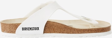 BIRKENSTOCK Σαγιονάρες διχαλωτές 'Gizeh' σε λευκό