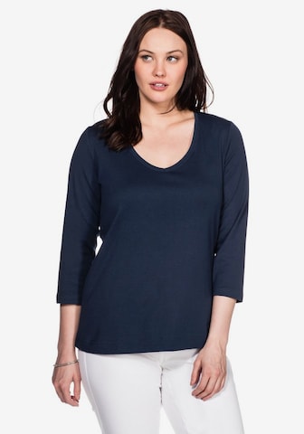 SHEEGO Shirt in Blauw: voorkant