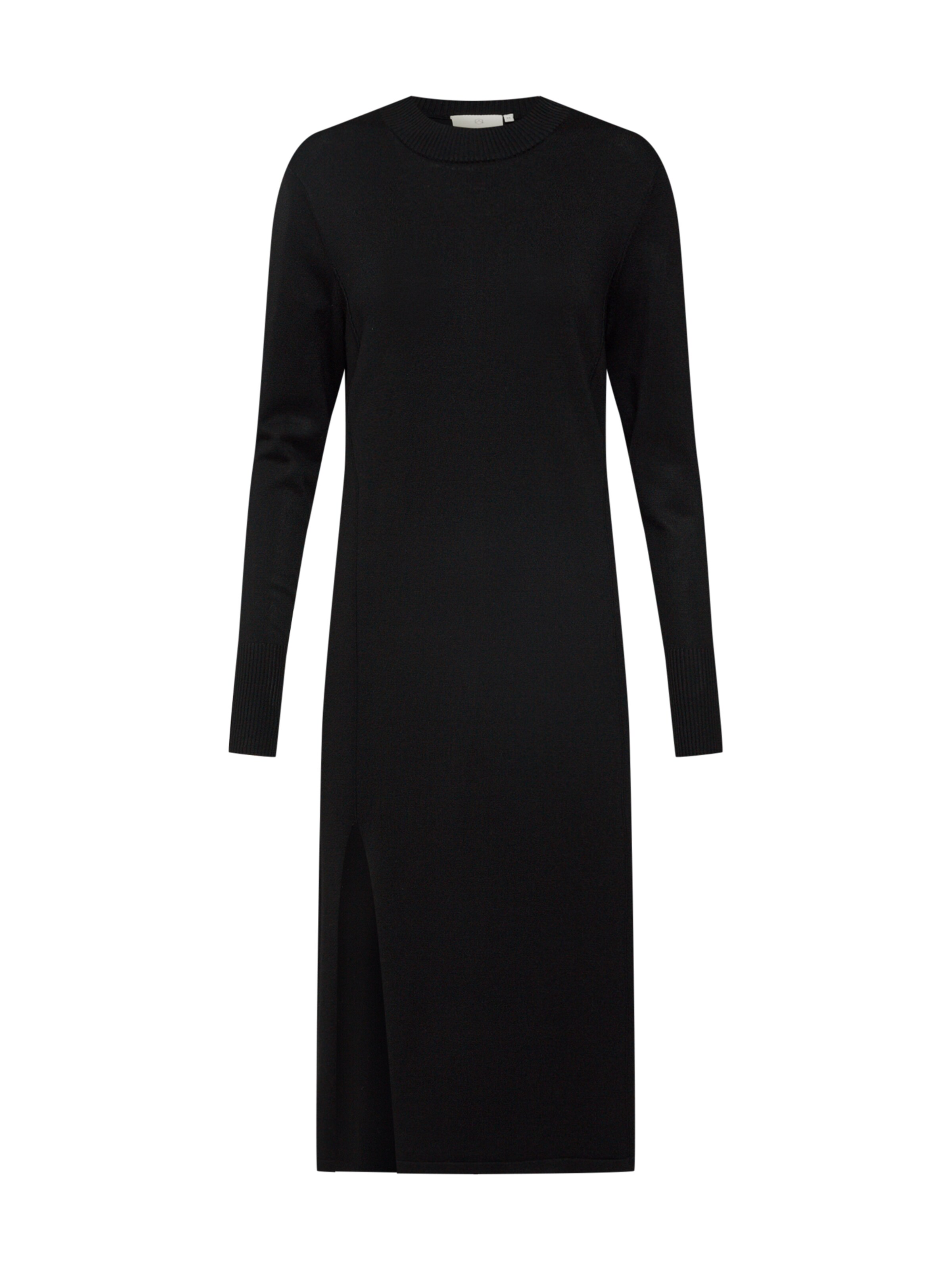 Kaffe - Gebreide jurk 'Jamal' in de kleur Zwart