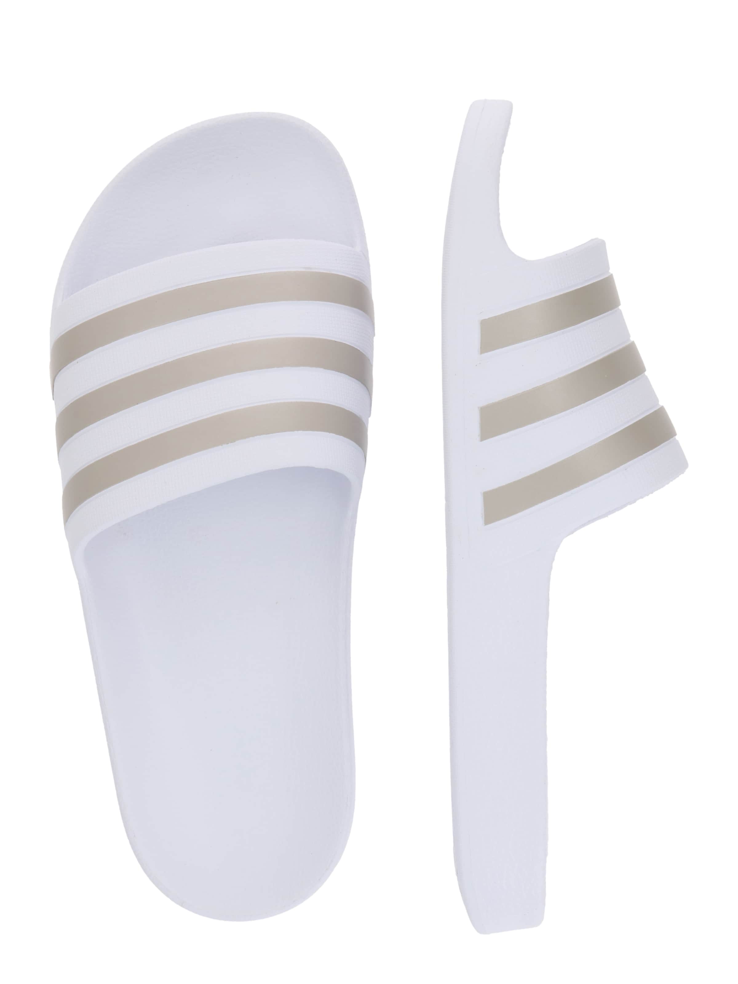 ADIDAS PERFORMANCE - Zapatos para playa y agua 'Adilette Aqua' en blanco