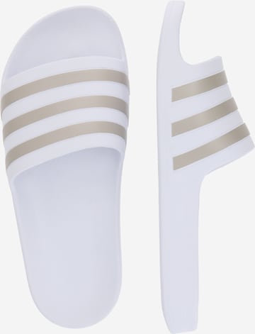 ADIDAS SPORTSWEAR Beach & Pool Shoes 'Adilette Aqua' in White