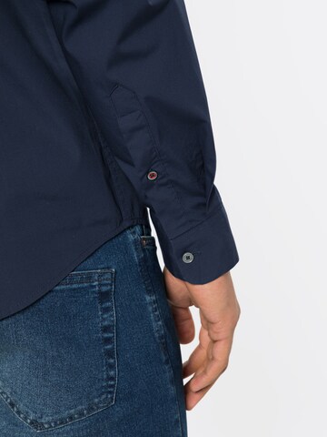 s.Oliver Slim fit Overhemd in Blauw