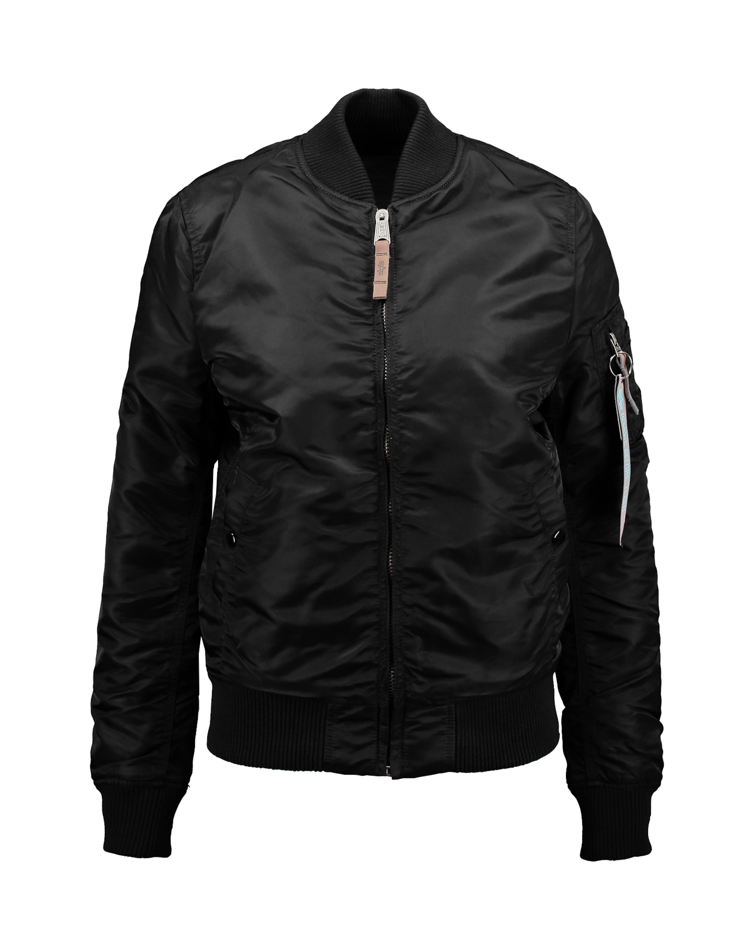ALPHA INDUSTRIES Демисезонная куртка &#x27;MA 1 VF 59&#x27; в Черный: спереди