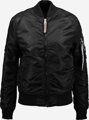 ALPHA INDUSTRIES Φθινοπωρινό και ανοιξιάτικο μπουφάν 'MA 1 VF 59' σε μαύρο: μπροστά