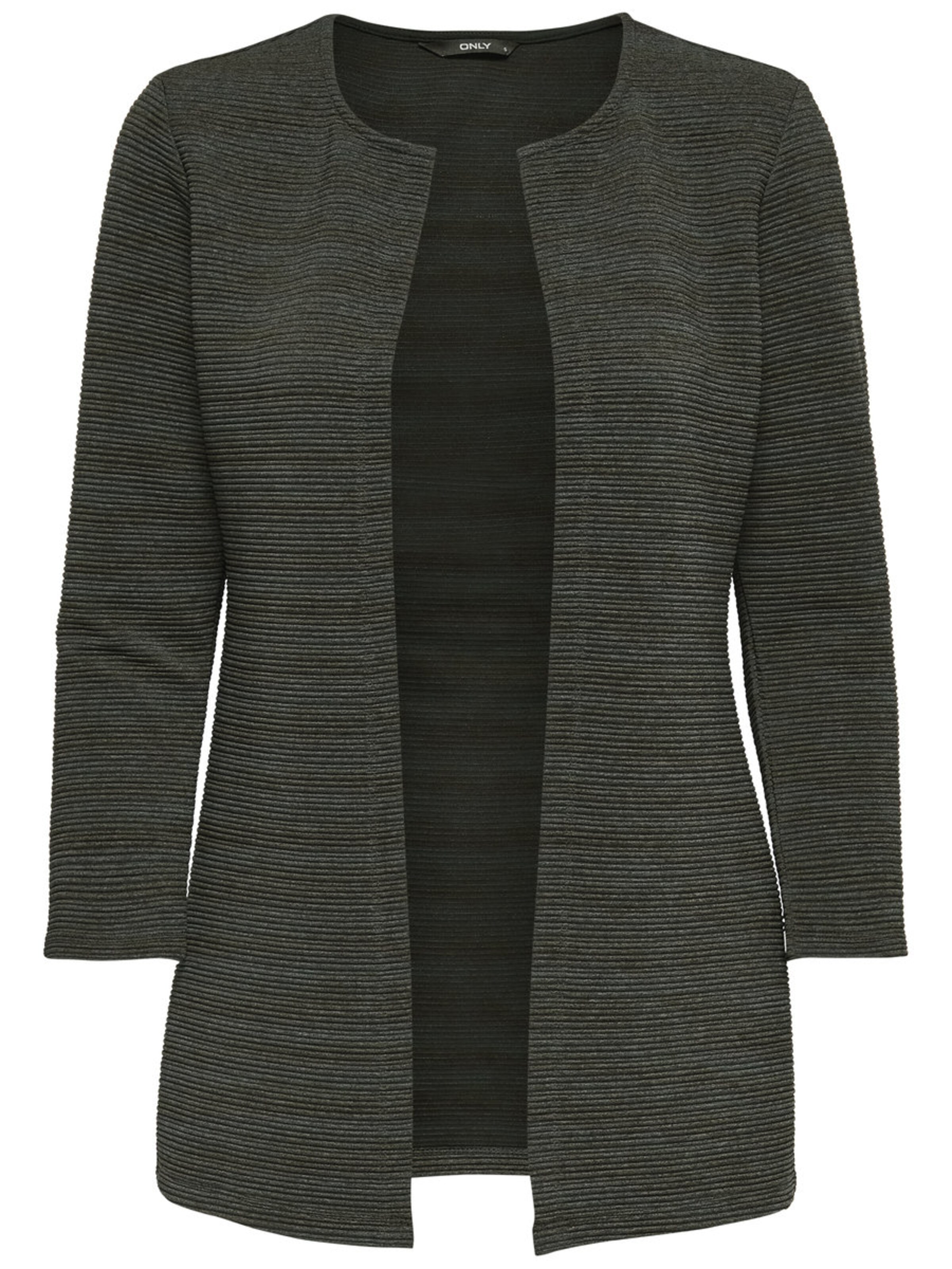 ONLY Gebreid vest 'ONLLeco' in Groen: voorkant