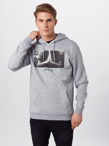 Mister Tee - Sudadera 'Pray' en gris: frente