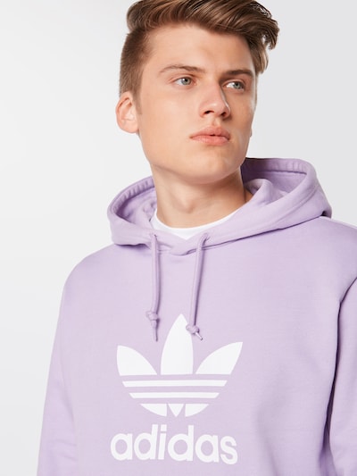 ADIDAS ORIGINALS Hoodie Herren, Pastelllila Weiß, Größe M ADIDAS ORIGINALS Hoodie Herren, Pastelllila Weiß, Größe M