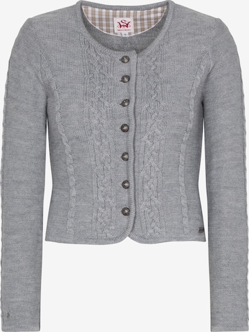 SPIETH & WENSKY Knit cardigan 'Bonn' in Grey: front