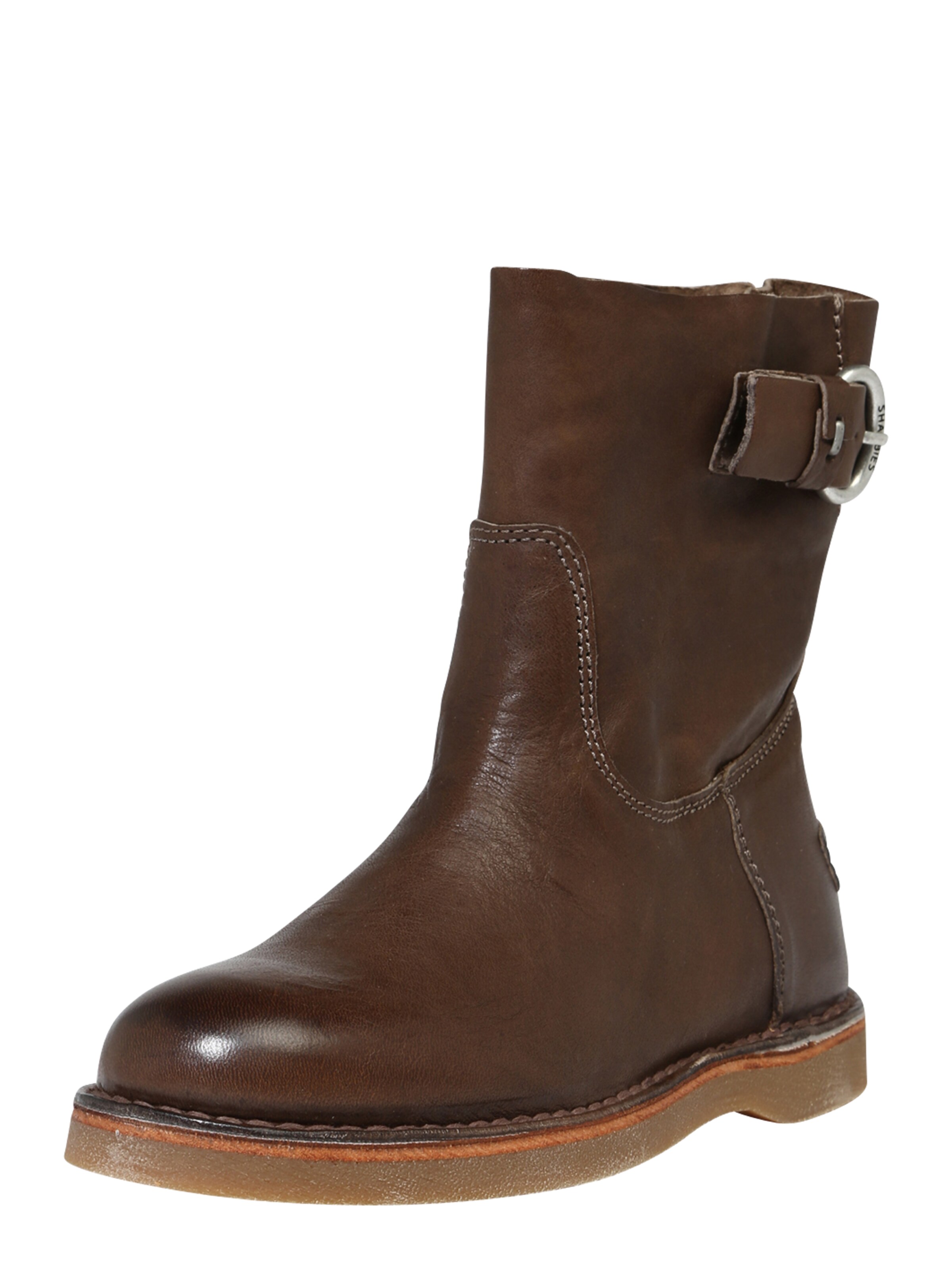 SHABBIES AMSTERDAM - Enkellaarsje in de kleur Taupe