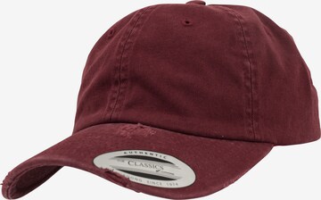 Casquette Flexfit en rouge : devant