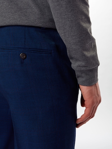 BURTON MENSWEAR LONDON Slimfit Bukser med fals i blå