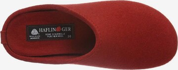 HAFLINGER Slippers in Red