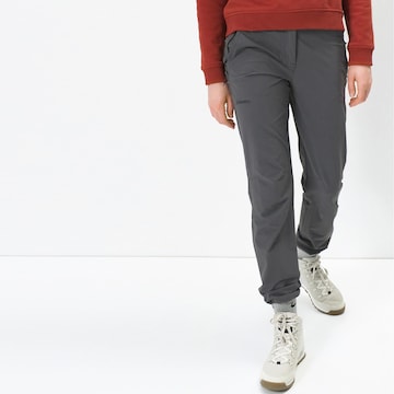 Schöffel Regular Outdoor trousers 'Engadin1' in Grey: front