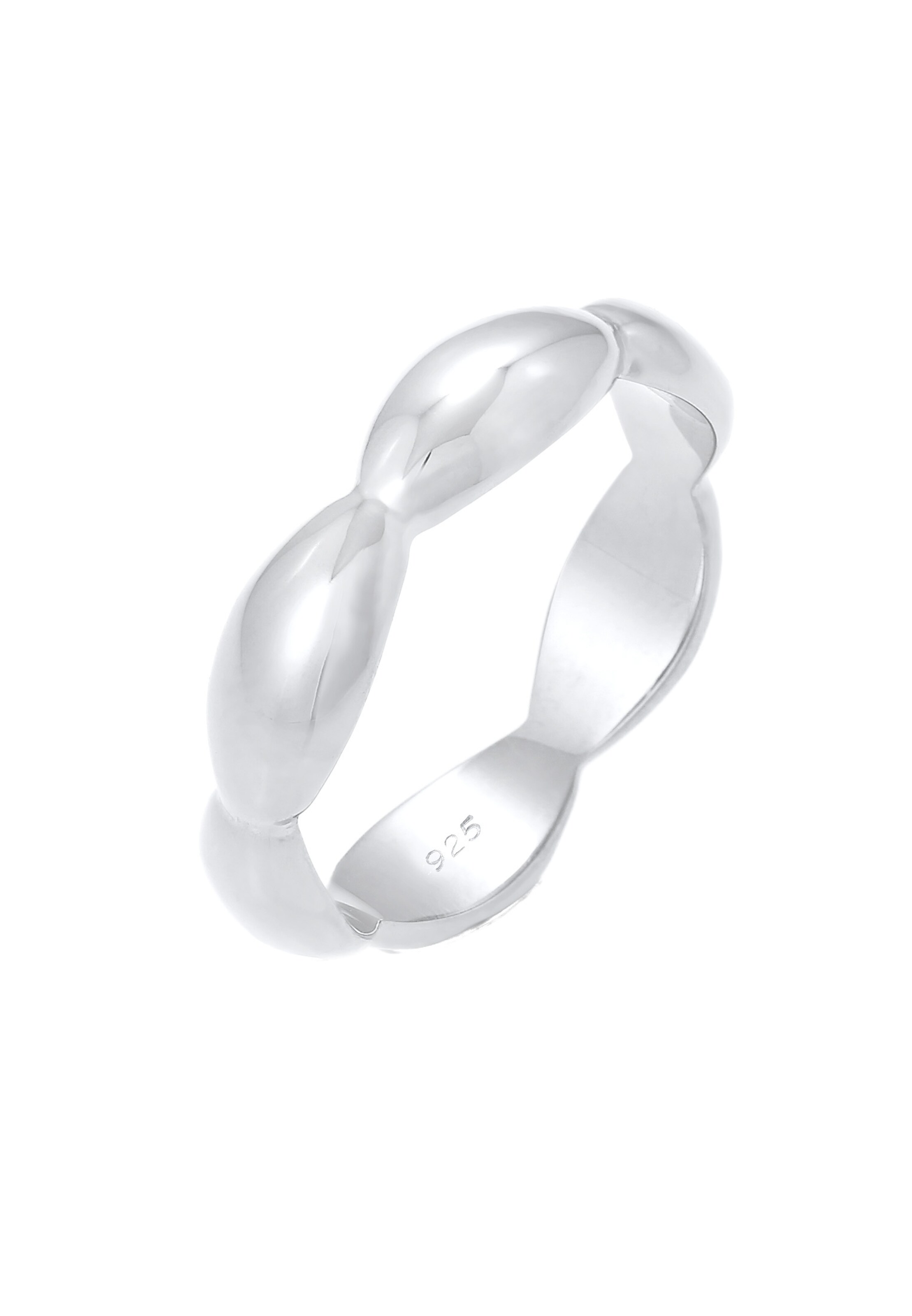 ELLI Ring 'Kugel' in Silver: front