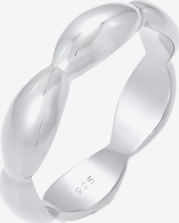 ELLI Ring 'Kugel' in Zilver: voorkant