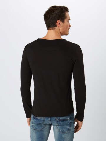 Key Largo Regular fit Shirt 'Mls Cheese' in Black: back