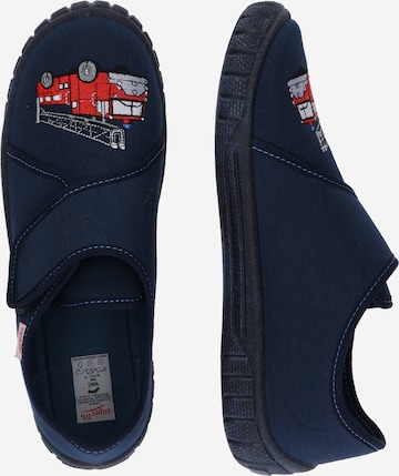 SUPERFIT Huisschoenen 'Bill' in Blauw: zijkant