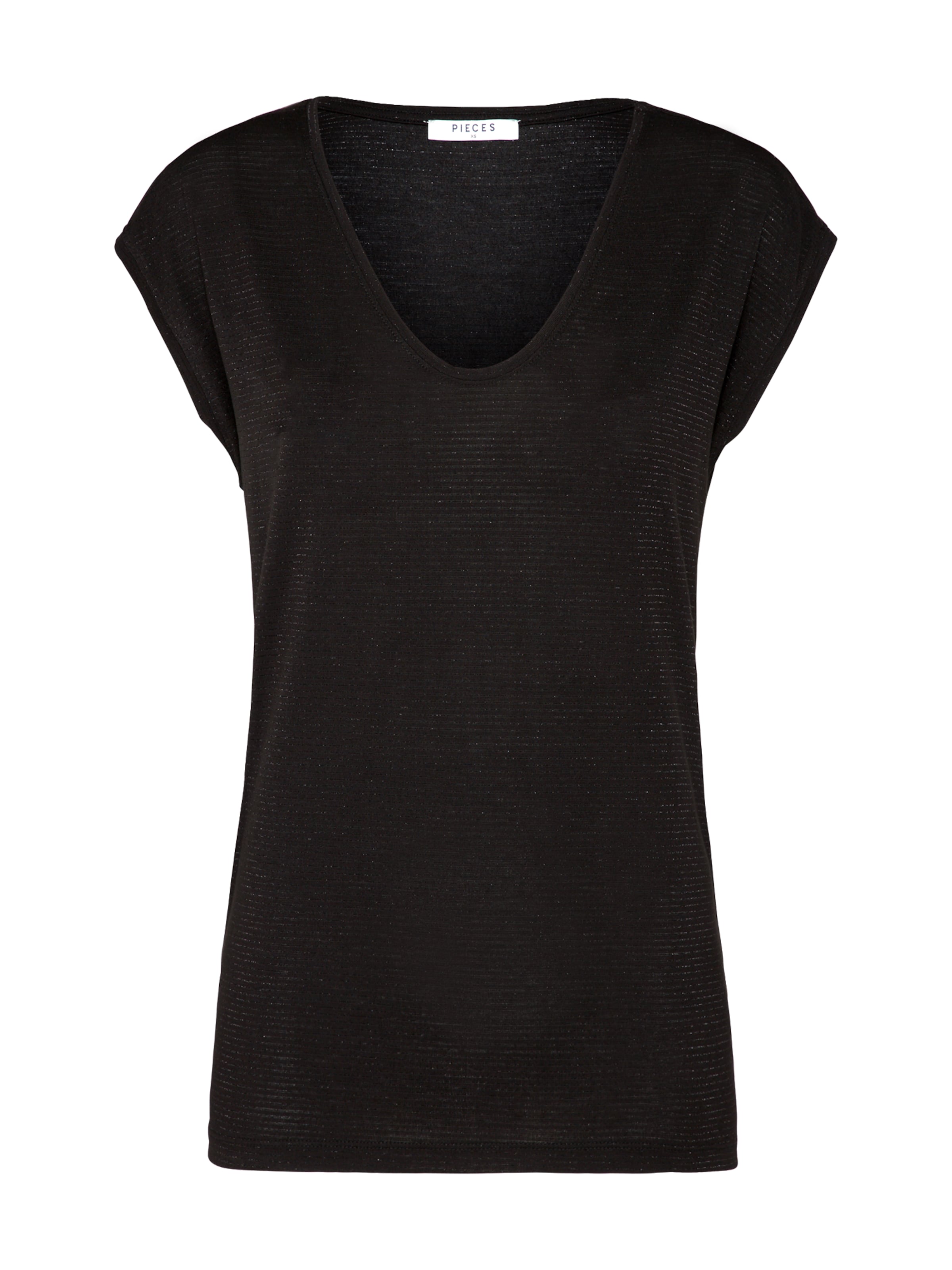 PIECES Shirt 'PCBillo' in Black: front