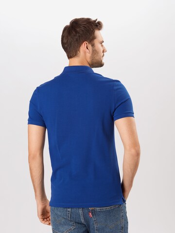 LACOSTE Slim fit Majica | modra barva
