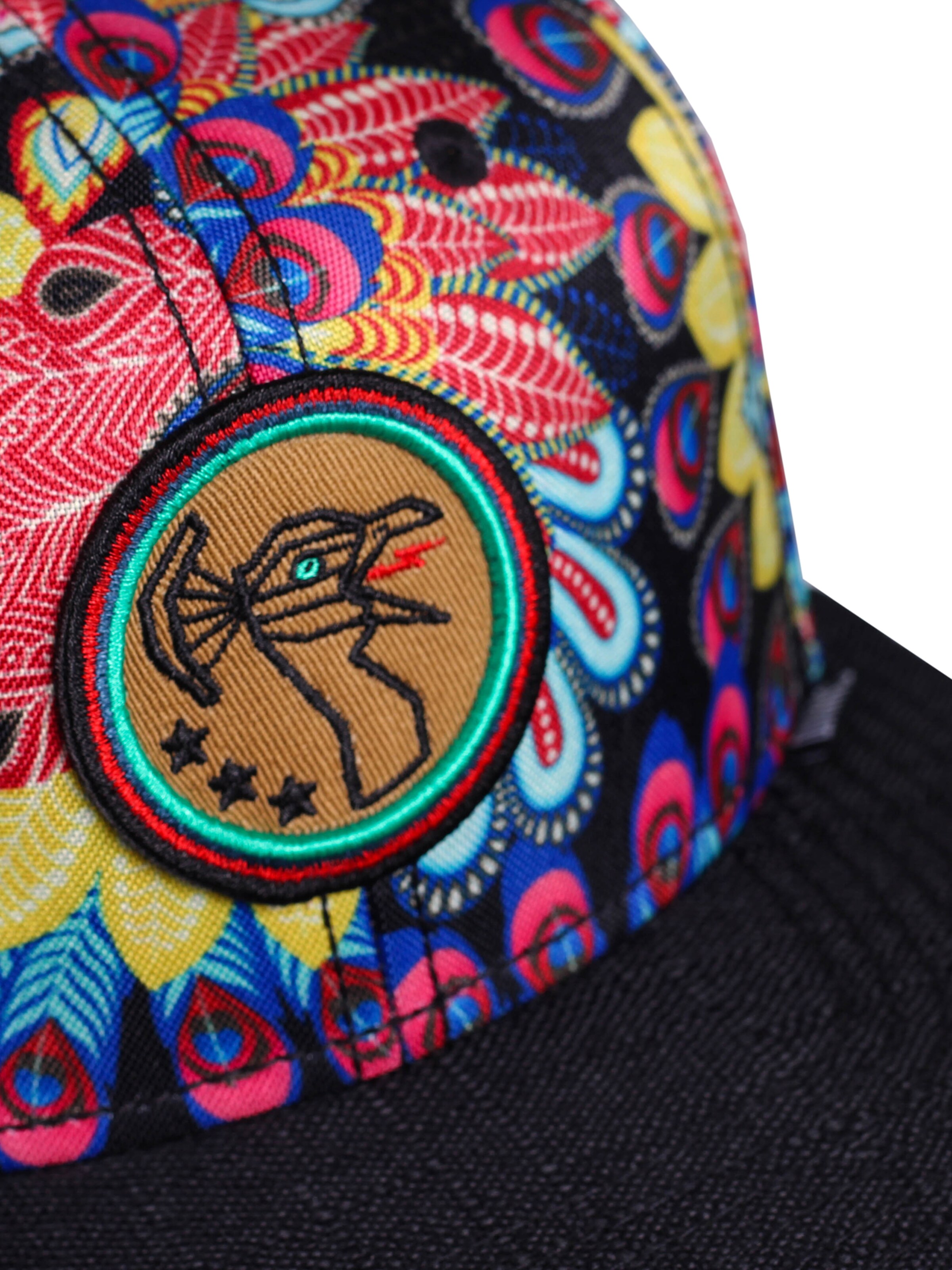 DJINNS Lippalakki 'Peacock' värissä musta