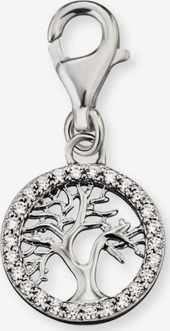 Engelsrufer Charm-Einhänger 'Lebensbaum' in Silber: predná strana