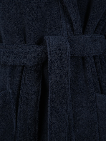 SCHIESSER Long Bathrobe in Blue