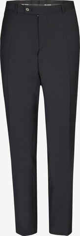 HECHTER PARIS Pleated Pants in Black: front