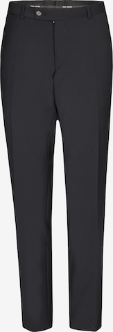 Regular Pantalon à plis HECHTER PARIS en noir : devant