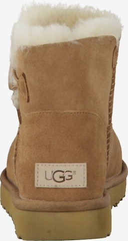 UGG Bootsit 'Mini Bailey Button' värissä ruskea