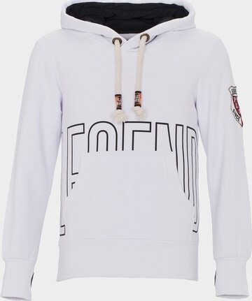 PLUS EIGHTEEN Sweatshirt in White: front