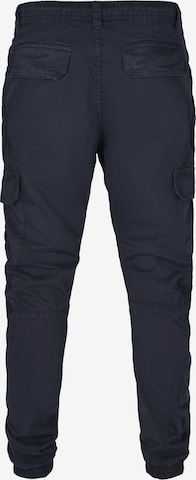 Urban Classics Tapered Cargo trousers in Blue