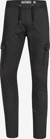 INDICODE JEANS Cargo Pants 'Broadwick' in Black: front
