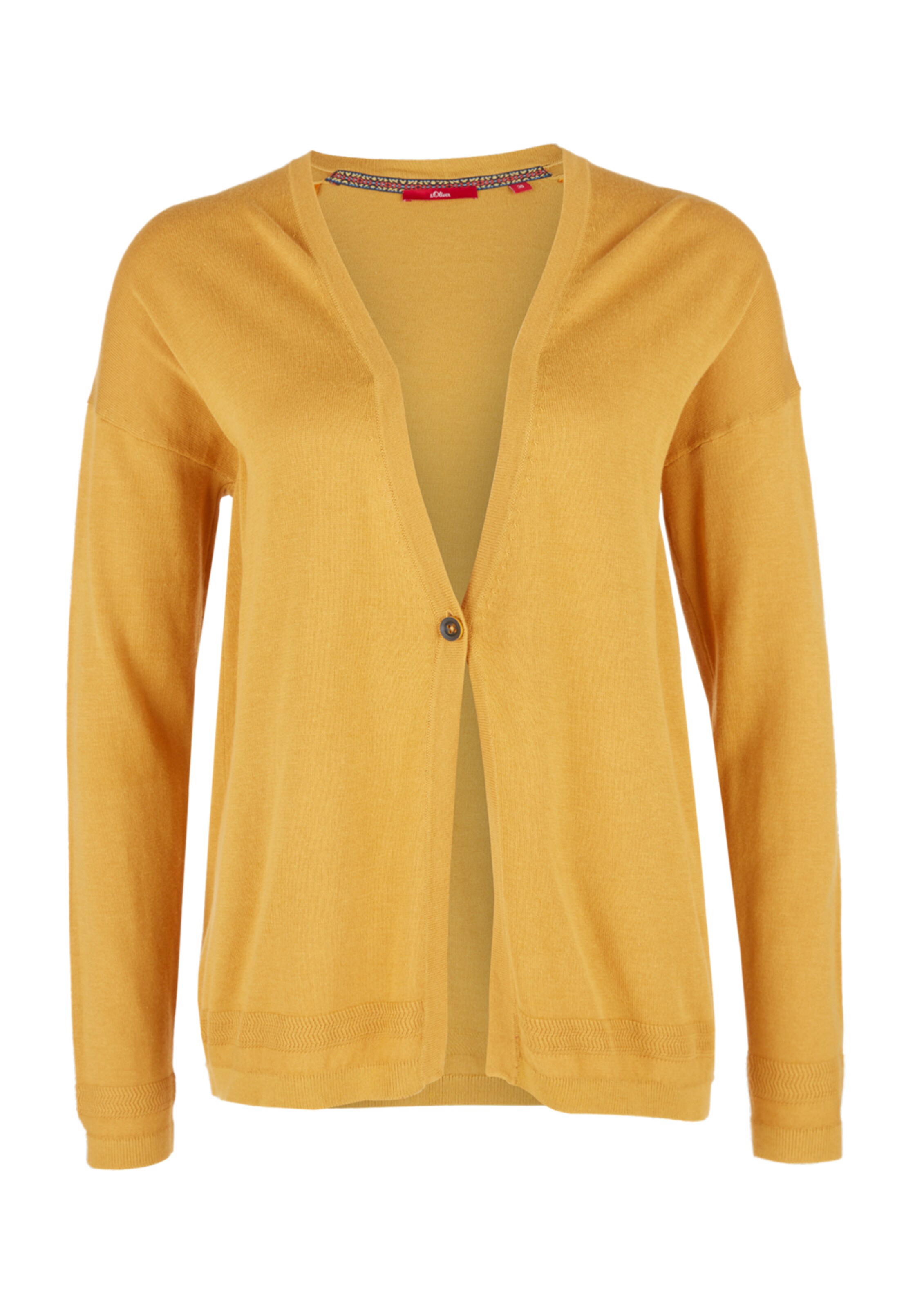 s.Oliver - Cardigan in goldgelb