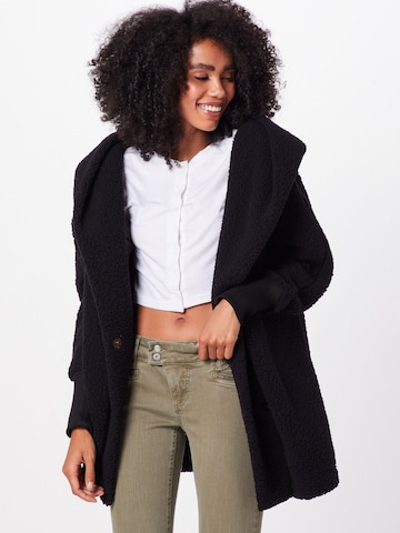 Manteau mi-saison 'Cuddle' Noisy may en noir : devant