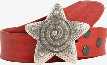 RETTUNGSRING by showroom 019° Belt 'Masterlux' in Red: front