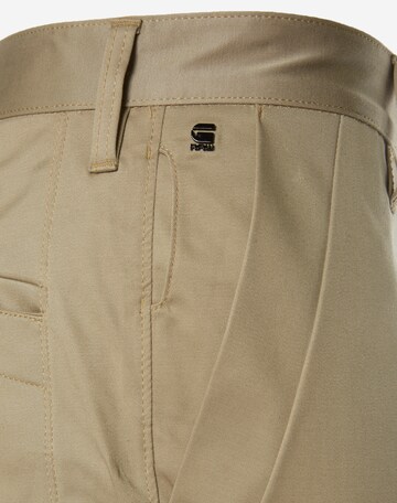 G-Star RAW Slimfit Hose 'Bronson' in Beige