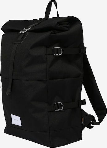 SANDQVIST Backpack 'BERNT' in Black: side