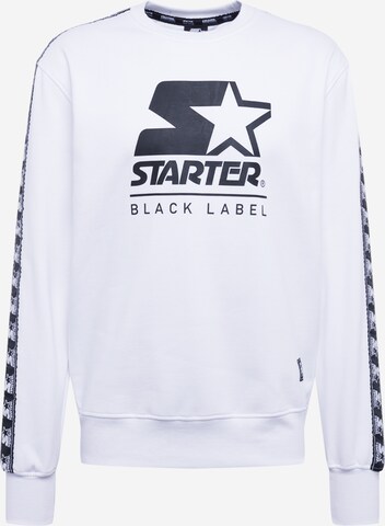 Starter Black Label Regular fit Sweatshirt in Wit: voorkant