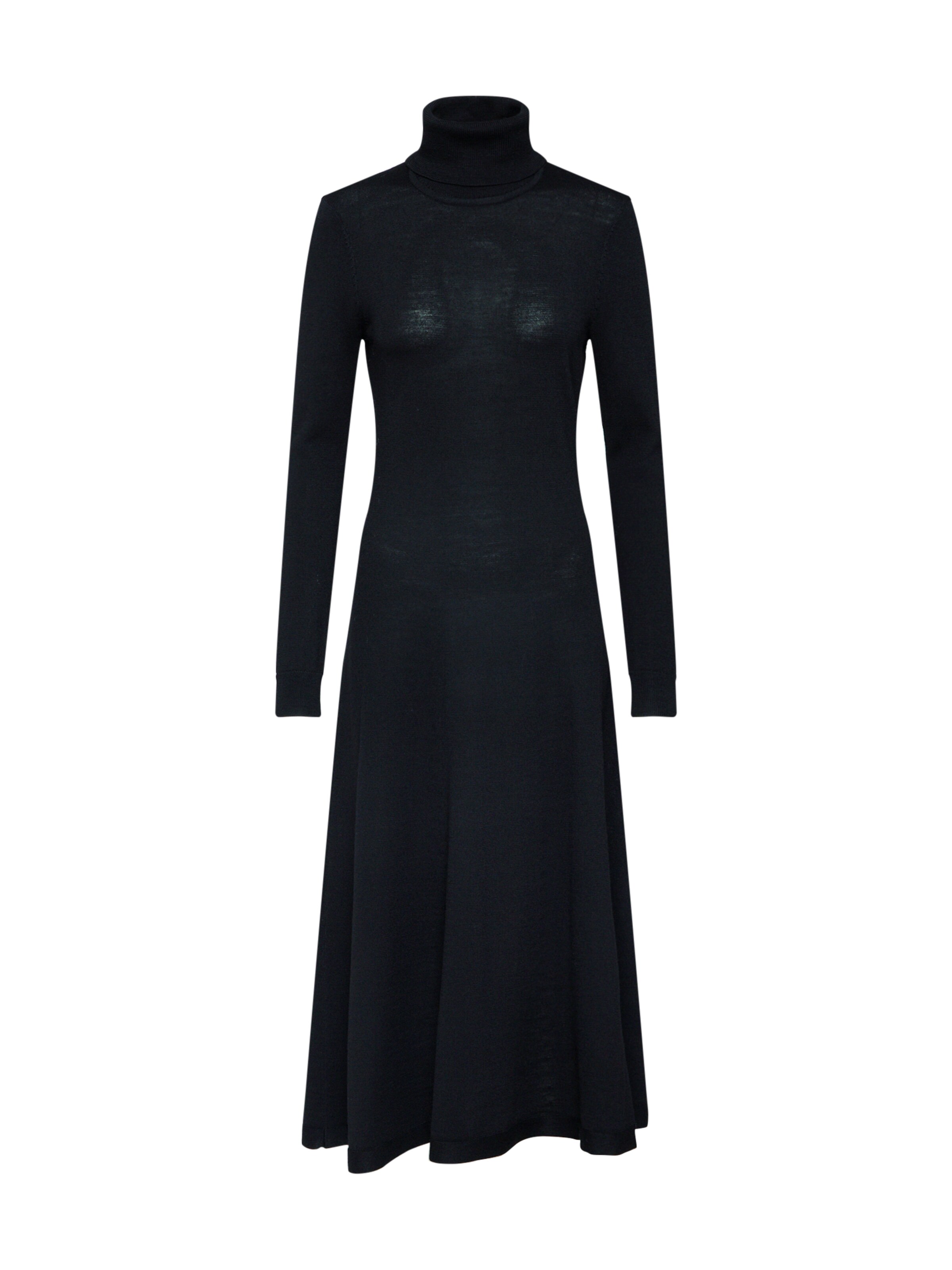 Lauren Ralph Lauren - Gebreide jurk 'DILARA-LONG SLEEVE-CASUAL DRESS' in de kleur Zwart