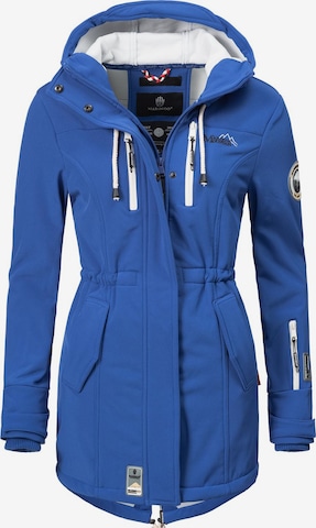 MARIKOO Raincoat 'Zimtzicke' in Blue: front