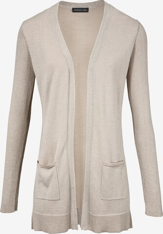 heine Gebreid vest in Beige: voorkant