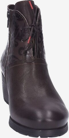 THINK! Lace-Up Ankle Boots in Brown