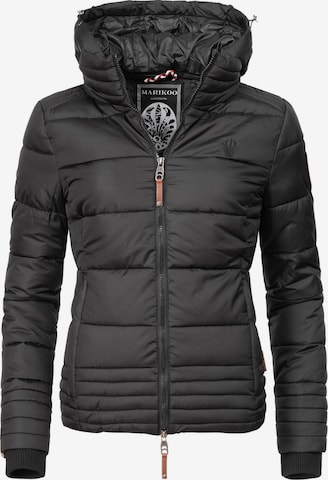 MARIKOO Winter jacket 'Sole' in Black: front