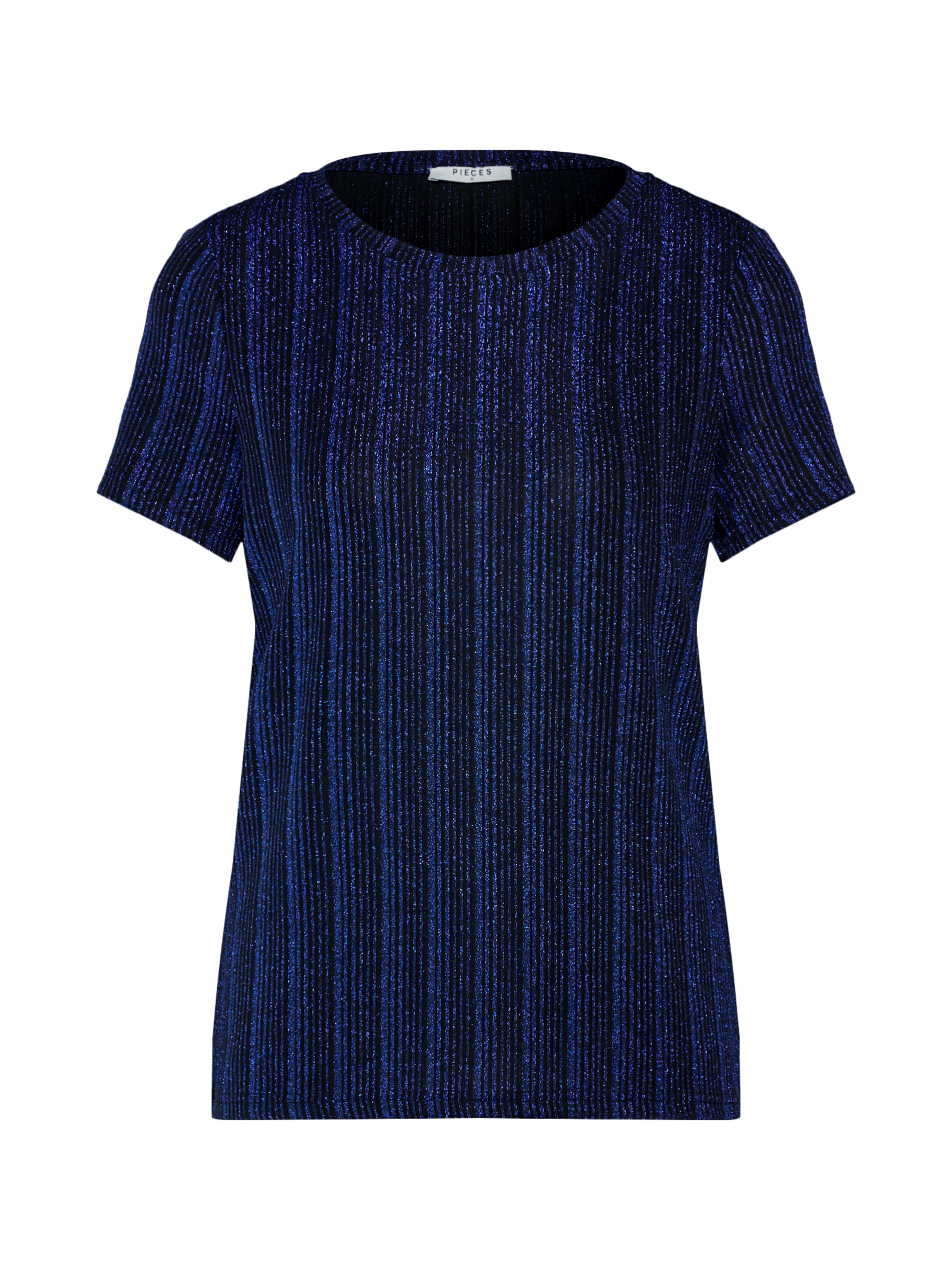 PIECES T-shirt 'PCJOLIE SS TOP' en bleu / noir
