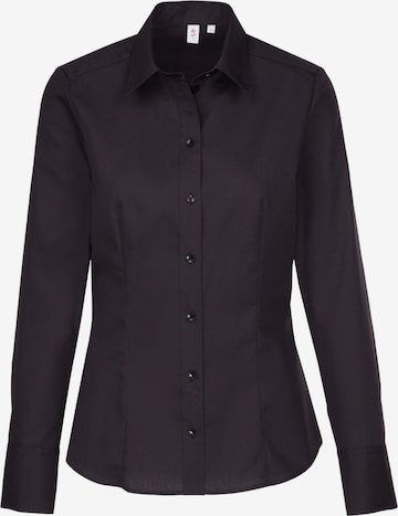 SEIDENSTICKER - Blusa en negro: frente