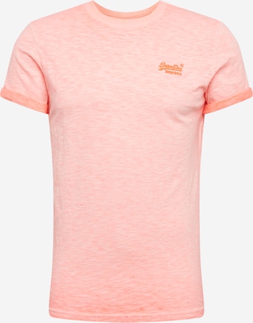 T-Shirt Superdry en orange : devant