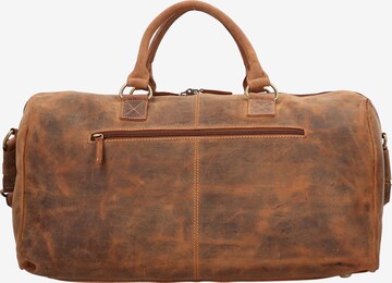 Borsa weekend 'Vintage' di GREENBURRY in marrone: frontale